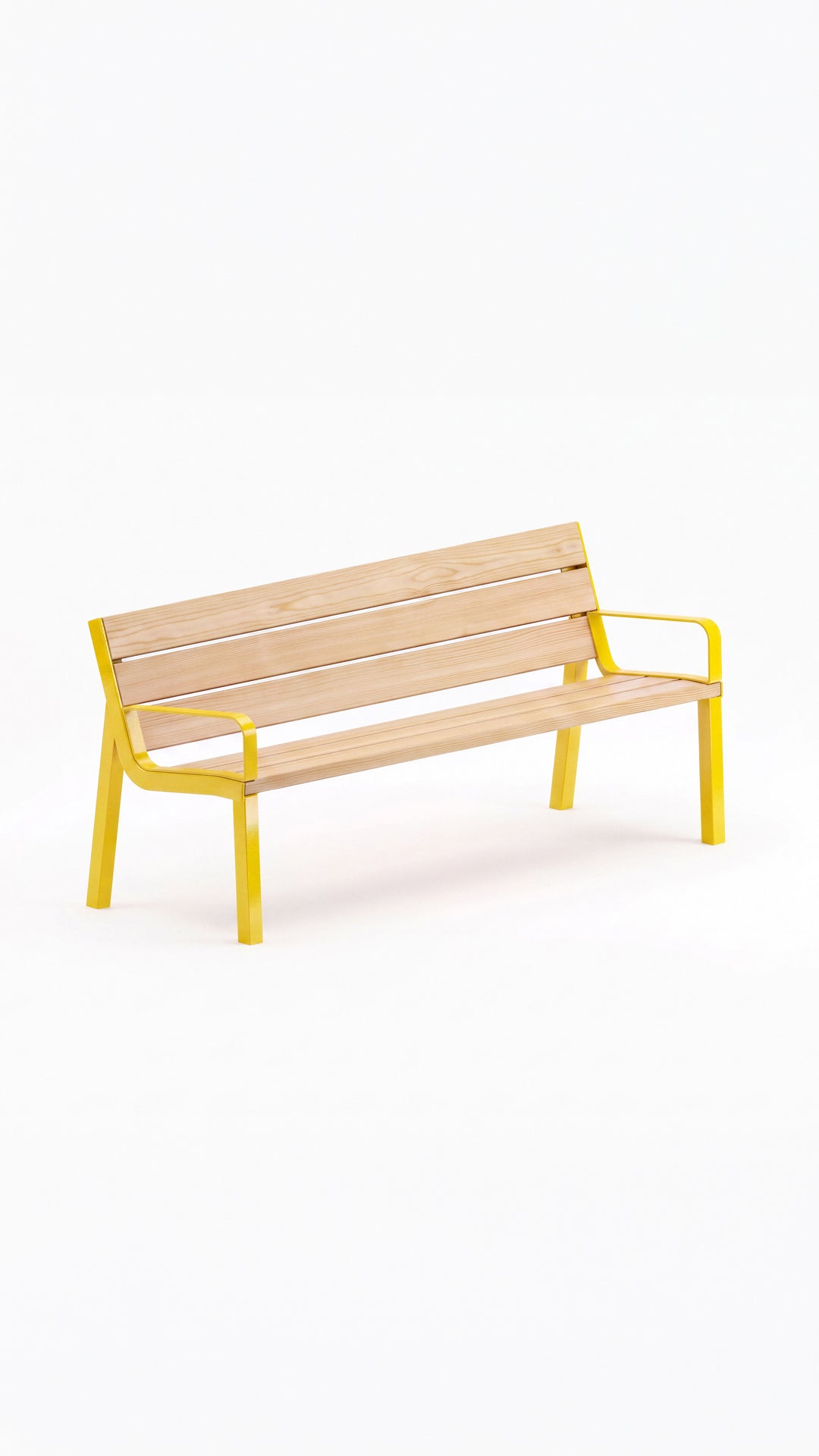 Banc KITA - vue studio, 2 accoudoirs