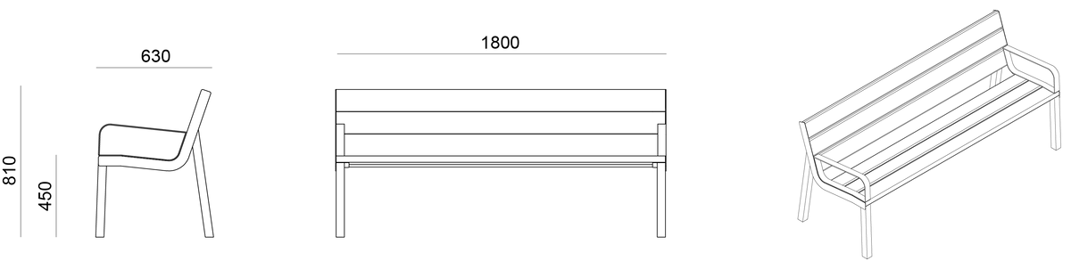 Plan technique Banc - KITA