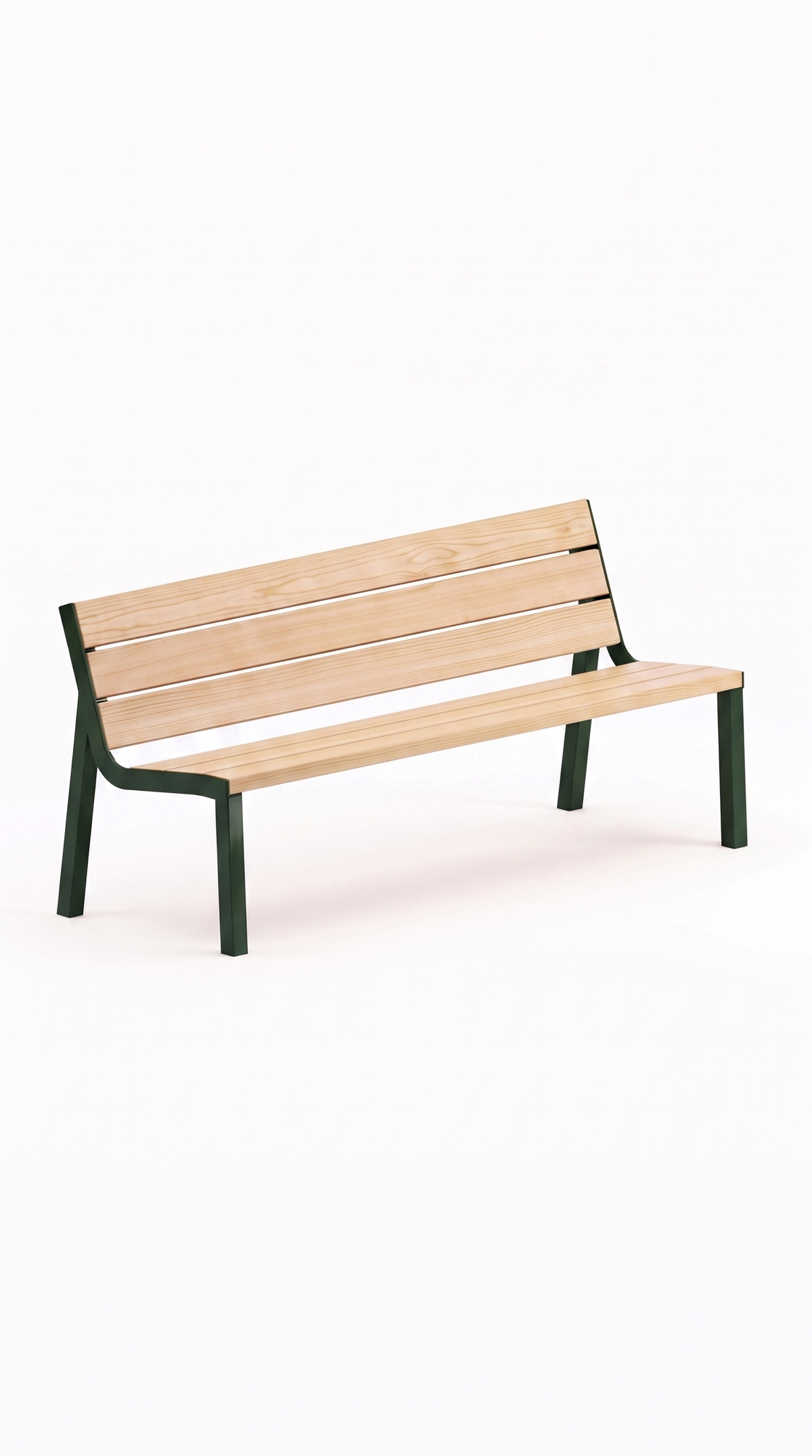 Banc KITA - Vert sapin - Aucun accoudoir