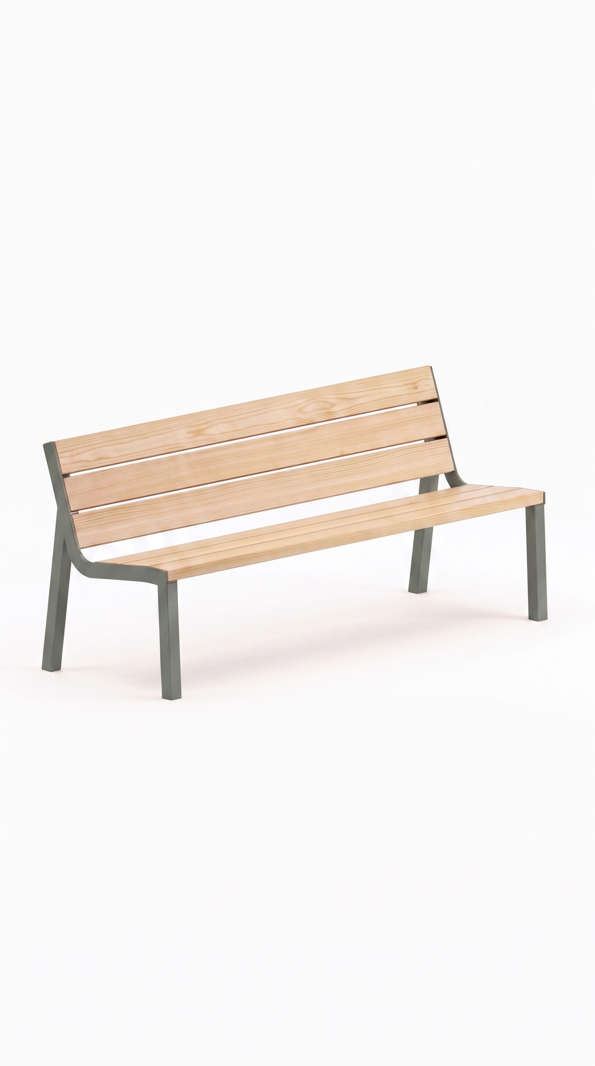 Banc KITA - Gris ardoise - Aucun accoudoir