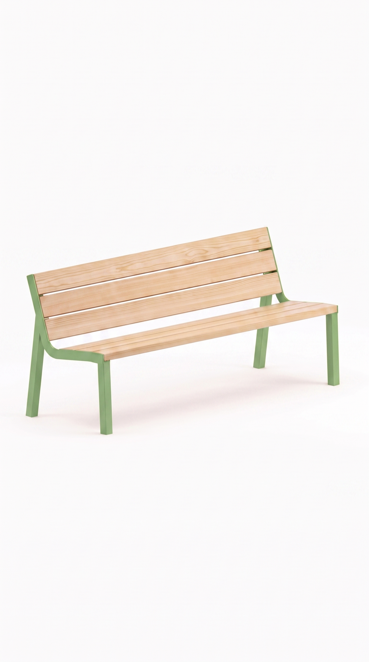 Banc KITA - Vert sauge - Aucun accoudoir