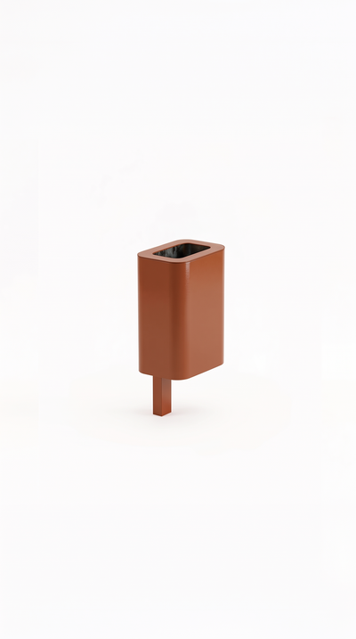 Poubelle KITA - Rouge terracotta